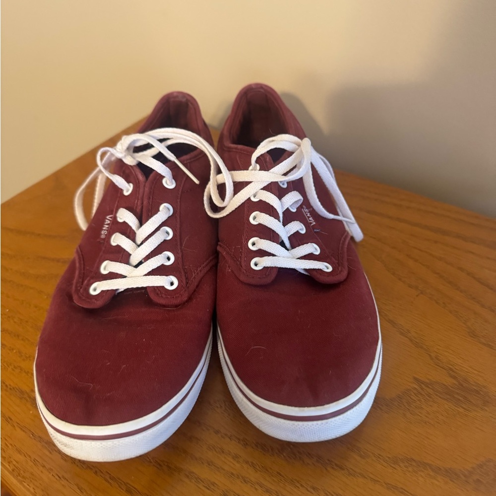 Vans! Great wine color , barely worn